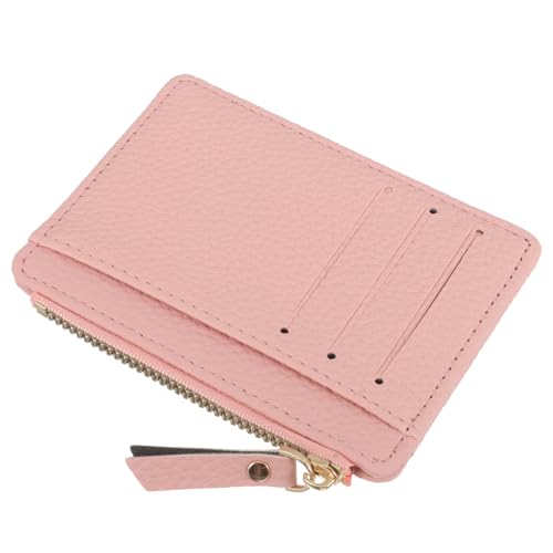 WESIEVYA Kleines Damenportemonnaie Aus Pu Mit Reißverschluss Kartenetui Praktische Geldbörse Für Damen Zum Aufbewahren Von Karten Und Geld Kompaktes Und Leichtes Design Für Täglichen von WESIEVYA