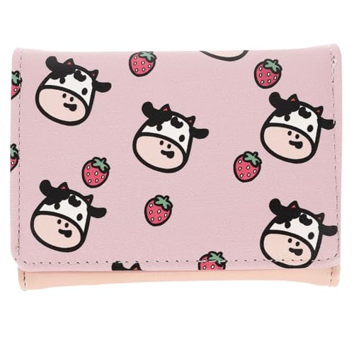 WESIEVYA Damen Mini Geldbörse Kurze Brieftasche Mit Dreifach Tragbar Für Karten Und Münzen Hochwertigem Pu-Material Für Und Mädchen von WESIEVYA