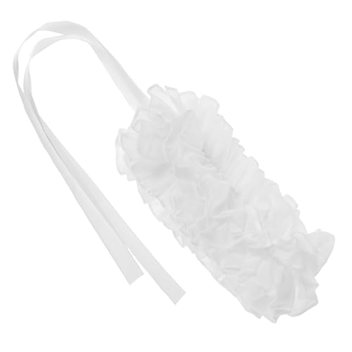 WESIEVYA Damen-falschkragen Abnehmbar Aus Spitze Für Cosplay Zubehör Stilvoller Halskrause Clown-tüllkragen Falschkragenschal Renaissance-tüll-rüschenkragen von WESIEVYA