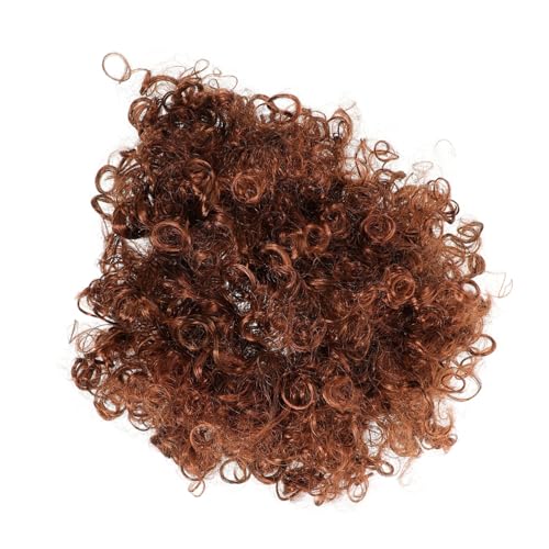 WESIEVYA Kurze Lockige Perücke Für Frauen Synthetische Haarperücke Afro-perücke Für Cosplay-partys Halloween-kostüme Und Themenveranstaltungen Wiederverwendbar Und Langlebig von WESIEVYA