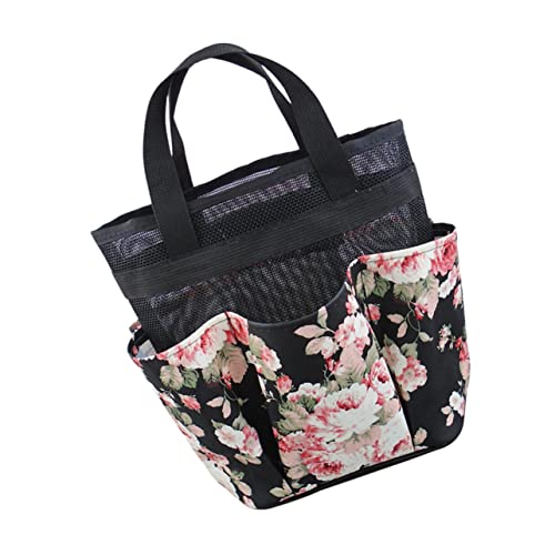 WESIEVYA Duschtasche Aus Wasserdichtem Material Faltbar Und Tragbar Für Shampoo Gesichtspflege Handtücher Badezusätze Blumenseife Etc Geeignet Als Bade-Organizer Toilettenkorb Und Reise- von WESIEVYA