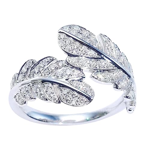 WESIEVYA Rings for Women Ringe Frauen Einfacher Offener Ring Für Damen Eleganter Kristallring Minimalistisch Frisch Ideal Als Modisches Accessoire Für Teenager Junge Frauen WESIEVYA Rings for Women Ringe Frauen Einfacher Offener Ring Für Damen Eleganter Kristallring Minimalistisch Frisch Ideal Als Modisches Accessoire Für Teenager Junge Frauen von WESIEVYA