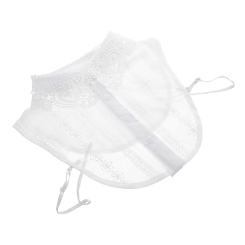 WESIEVYA Fake Lace Collar Damen Blusenkragen Abnehmbarer Kragen Für Hemden Eleganter Fake Kragen Für Modebewusste Frauen Vielseitig Und Einfach Zu Reinigen von WESIEVYA