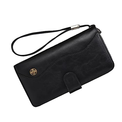 WESIEVYA Herren Geldbörse Aus Hochwertigem Material Und Praktisch Mit Handytasche Und Kartentasche Robust Und Langlebig Für Täglichen Gebrauch Und Ausgehen von WESIEVYA