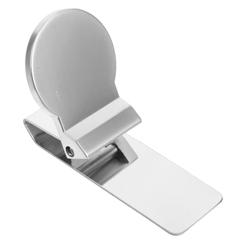 WESIEVYA Edelstahl Geldclip Praktischer Und Tragbarer Geldscheinklammer Für Bargeld Und Karten Runder Geldaufbewahrungsclip Leicht Und Stilvoll Für Täglichen Gebrauch von WESIEVYA