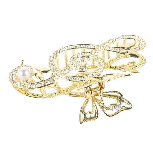 WESIEVYA Große Haarspange Mit Musiknoten Damen-haaraccessoire Aus Zinklegierung Stabil Für Dickes Und Dünnes Haar von WESIEVYA