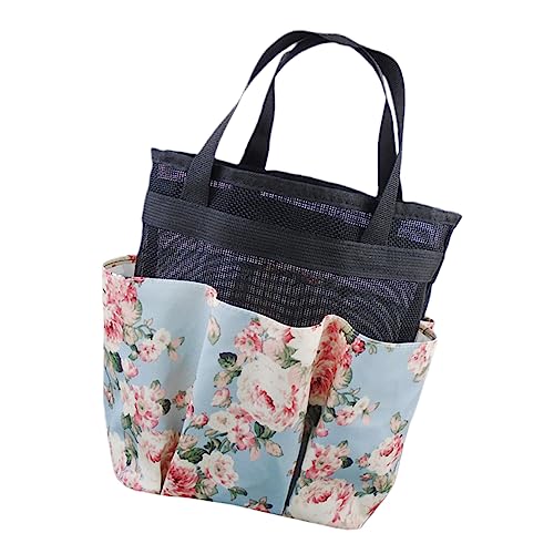 WESIEVYA Hängender Kulturbeutel Netz-dusche Waschtasche Bad Duschtasche Kulturkorb Tragbarer Sky-Bad-Organizer von WESIEVYA