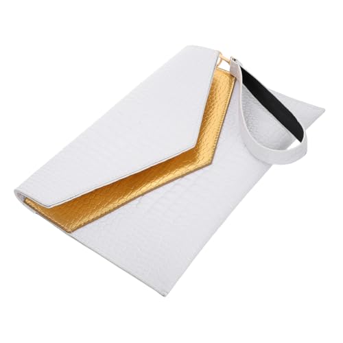 WESIEVYA Umschlag-Clutch Aus Pu Für Damen Abendtasche Mit Retro-Muster Schlicht Und Vielseitig Geldbörse Für Partys Und Arbeit von WESIEVYA