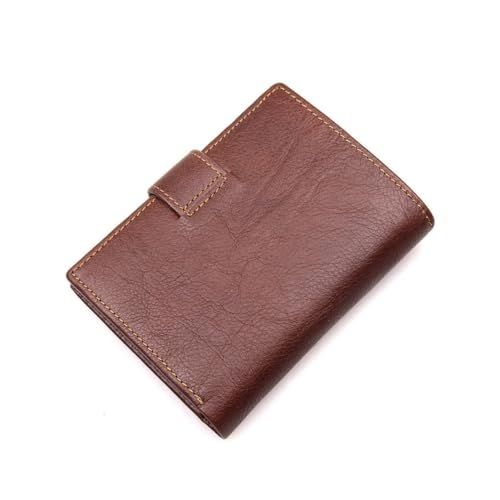 WESIEVYA Bifold Geldbörse Herren Retro Portemonnaie Aus Hochwertigem Leder Mit Münzfach Kartenhalter Und Großem Stauraum Für Kreditkarten Id Und Bargeld Für Büro Und Alltag von WESIEVYA