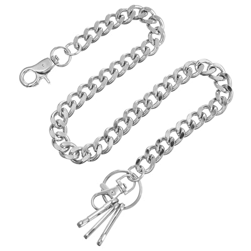 WESIEVYA Hosenkette Jeanskette Metall für Herren und Damen Verstellbar Robust Vielseitig Einsetzbar für Festivals und Alltag von WESIEVYA