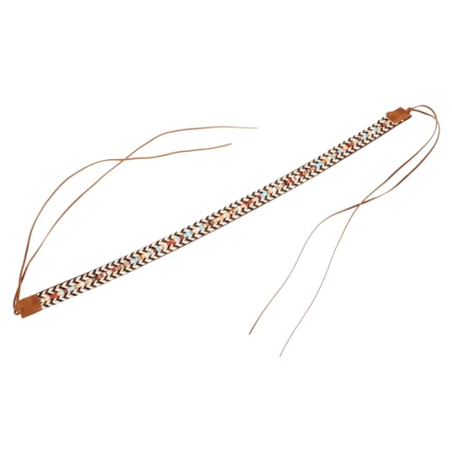 WESIEVYA Hutband Für Strohhut Dekoratives Hutband Strickhutband Für Damen Und Herren Für Breitkremelige Hüte Aus Polyester Für Strandkappen von WESIEVYA