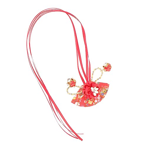 WESIEVYA Japanischer Haarschmuck Fächer Haarclip mit Langen Quasten Leicht und Rutschfest für Damen und Teenager Eleganter Haarklammer für Hochzeitsfrisuren und Festliche Anlässe von WESIEVYA