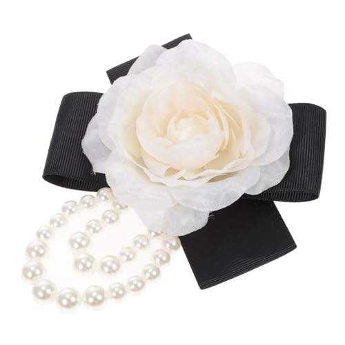 WESIEVYA Perlen-anstecknadel Kamelienbrosche Für Damenkleidung Hut Anzug Dekorative Brosche Kreative Blumenform von WESIEVYA