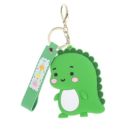 WESIEVYA Süßer Dinosaurier Schlüsselanhänger Mit Münzbeutel Handtaschen-Accessoire Für Für Schlüssel Und Kleine Gegenstände von WESIEVYA