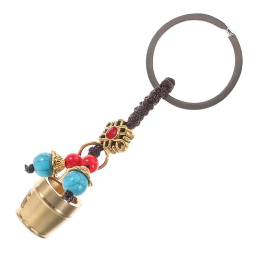 WESIEVYA Mini-Eimer-schlüsselanhänger Aus Messing Schlüsselanhänger Tasche Mini Schlüsselanhänger Metall Schlüsselhalter Taschenanhänger Schlüsseldekoration Accessoire Für Frauen von WESIEVYA