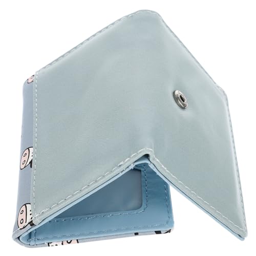 WESIEVYA Kurze Geldbörse Für Damen Mit Kuh-Aufdruck Tragbare Mini-Brieftasche Aus Hochwertigem Pu Langlebig Und Leicht Zu Verstauen von WESIEVYA