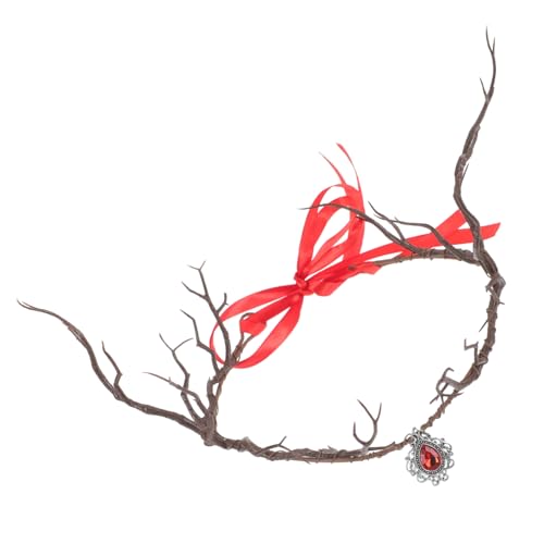 WESIEVYA Künstliche Astkronen Stirnband Für Damen Dekoratives Stirnband Mit Band Langlebig Verformbar von WESIEVYA