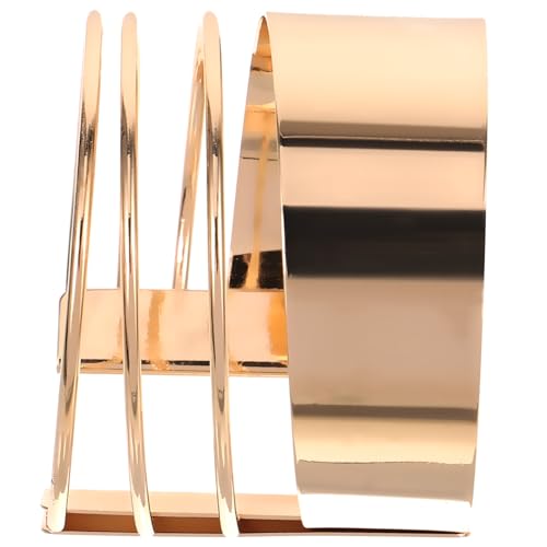 WESIEVYA Metallarmband Damen Offener Armreif Elegant Punk Stil Einstellbar Modischer Armschmuck für Frauen und Teenager WESIEVYA Metallarmband Damen Offener Armreif Elegant Punk Stil Einstellbar Modischer Armschmuck für Frauen und Teenager von WESIEVYA