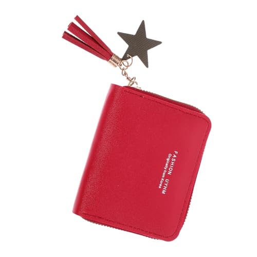 WESIEVYA Mini-geldbörse Für Damen Mit Reißverschluss Pu- Klein Geldbeutel Für Karten Schlüssel Münzen Kleingeld Für Frauen Und Mädchen von WESIEVYA