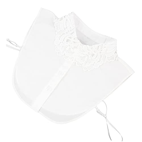 WESIEVYA Falscher Spitzenkragen Abnehmbar Damen Kragen Für Hemden Pullover Kleider Blusen Uniformen Freizeitkleidung von WESIEVYA