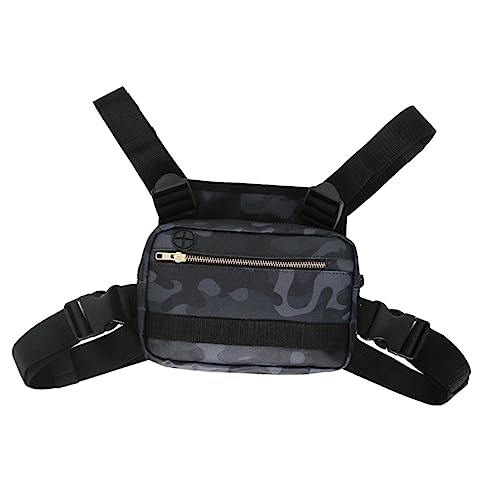 WESIEVYA Modischer Brustbeutel Für Damen Multifunktionale Crossbody-Tasche Mit Reißverschluss Für Sport Und Freizeit Großes Hauptfach Und Praktische Vordertasche Erhältlich Camouflage von WESIEVYA