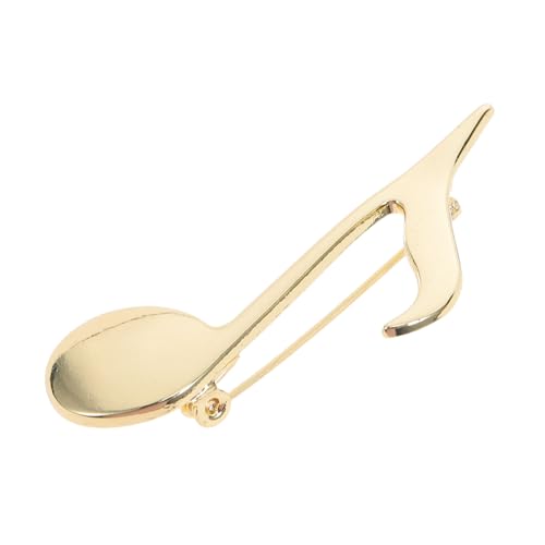 WESIEVYA Musiknoten Brosche aus Langlebiger Zinklegierung Eleganter Anstecker für Damen und Herren Vielseitiges Accessoire für Kleidung Rucksäcke und Hüte Stilvolles Geschenk für Musiker von WESIEVYA