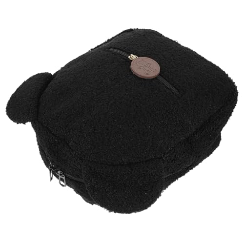 WESIEVYA Plüsch-Rucksack Cartoon-Stil Reisen Für Mädchen Großes Fassungsvermögen Verstellbarer Schultergurt Plüschiger Rucksack Lässiger Begleiter Für Herbst Und Winter von WESIEVYA