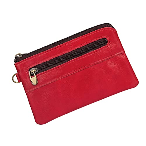 WESIEVYA Retro Herren-geldbörse Reißverschluss-geldbörse Ledertasche Kleines Portemonnaie Herren Mit Reißverschluss Für Männer von WESIEVYA