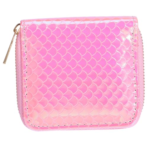 WESIEVYA Meerjungfrau Geldbörse Mit Reißverschluss Münztasche Aus Pu Für Damen Mädchen Kleine Aufbewahrungstasche Für Bargeld Schlüssel Accessoires von WESIEVYA
