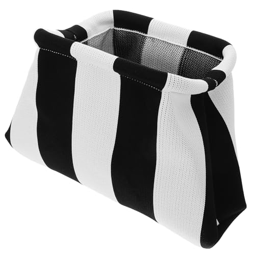 WESIEVYA Schminktasche Für Damen Reise Make-up Aufbewahrungstasche Kleine Kosmetiktasche Mit Gestreifter Leicht Und Praktisch Für Unterwegs von WESIEVYA