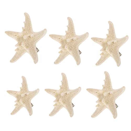 WESIEVYA 6stücke Seestern Haarspangen Seestern Haarnadeln -stil Haarschmuck Für Damen Und Herren Haarspangen Und Haarnadeln Mit Seesternform Perfektes Haarschmuck- Für Partys Und Feiern von WESIEVYA