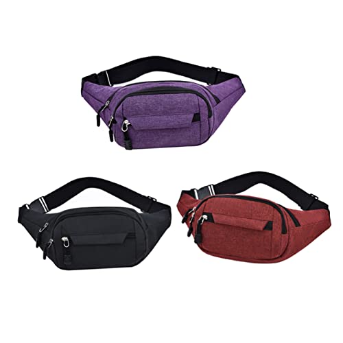 WESIEVYA Hüfttasche Für Herren Strapazierfähig Aus Oxford-Stoff Verstellbarer Gürtel Zum Laufen Outdoor-Sport von WESIEVYA