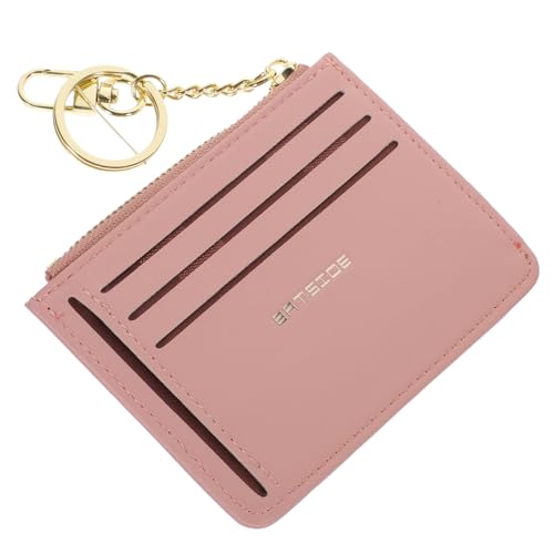WESIEVYA Schlüsselanhänger Damen Portemonnaie Schlichte Kleine Geldbörse Wechseltasche Für Täglichen Gebrauch Geeignet Für Kreditkarten Und Ausweise von WESIEVYA