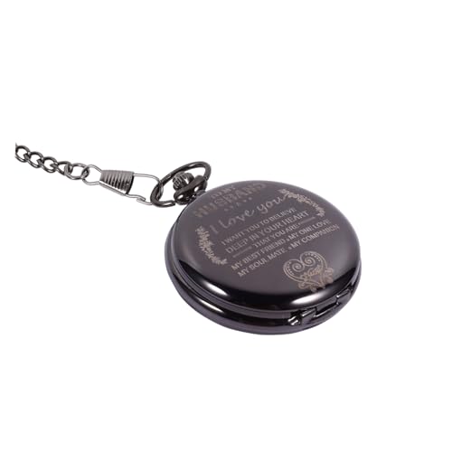 WESIEVYA Elegante Taschenuhr Aus Legierung Mit Kette Mechanische Quarz-taschenuhr Retro-Design Für Anlässe Stilvolles Accessoire Für Herren von WESIEVYA