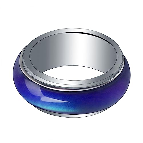 WESIEVYA Stimmungsring Kinder Verstellbar Thermochromer Kinderringe Stimmungsringe Für Kinder Freundschaftsschmuck Klingeln Ringe Herrenringe Ringe Für Für Kinder Punk-schmuck Kupfer Modeschmuck von WESIEVYA