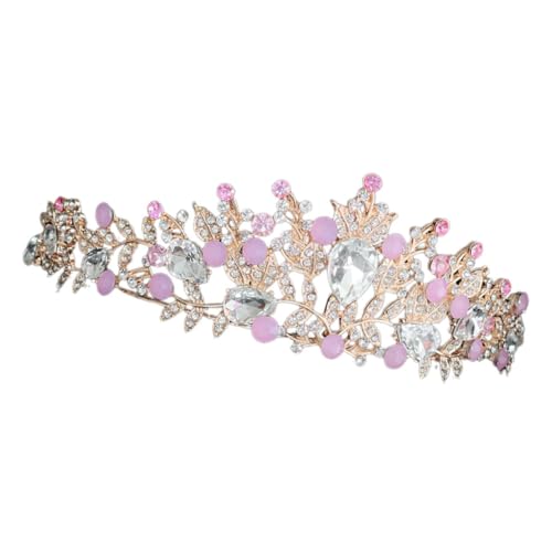 WESIEVYA Hochzeit Tiara Krone Für Bräute Funkelnde Rhinestone Haaraccessoires Stilvolles Stirnband Für Hochzeiten Geburtstagsfeiern Und Besondere Anlässe von WESIEVYA