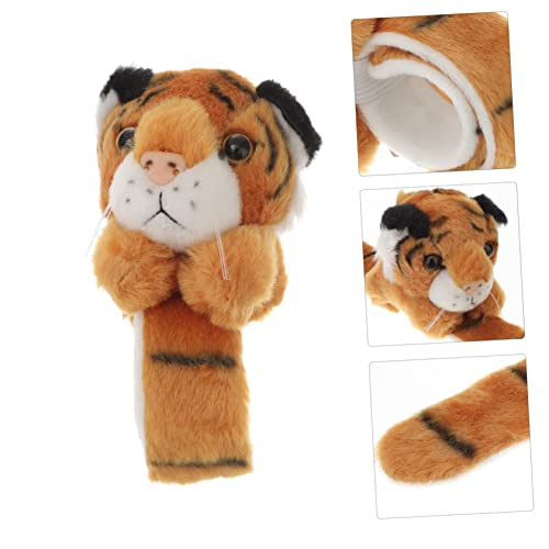 WESIEVYA Tiger Slap Bracelet für Einstellbares Weiches Kuschelarmband Lustiges Schnapparmband für Mädchen und Jungen als Geburtstagsgeschenk und Partydeko von WESIEVYA