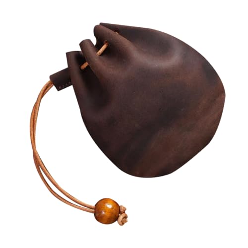 WESIEVYA Münztasche Wechseltasche Münzbörse Kleine Geldbörse Geldbörse Wechseltasche Kleine Schlüsseltasche Kaffee von WESIEVYA