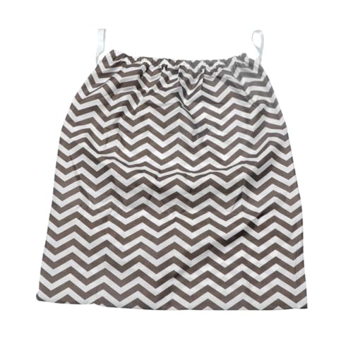 WESIEVYA Wiederverwendbarer Windelbeutel mit Trageseil Wasserdichter Wickeltasche für Unterwegs Vielseitige Windelaufbewahrungstasche mit Streifenmuster Geeignet für Nasse und Trockene von WESIEVYA