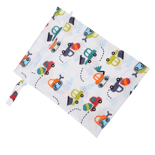 WESIEVYA wasserdichte Windeltasche mit Einfachem Reißverschluss Wiederverwendbare Tragbare Wickeltasche für Nasse Windeln und Kleine Gegenstände Leichtes Design für Outdoor und von WESIEVYA