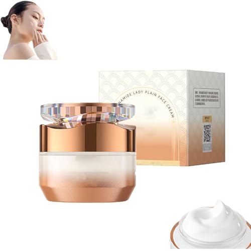 WESLNN Lady Plain Gesichtscreme, multifunktionale, Glatte, feuchtigkeitsspendende Make-up-Creme, Vitamin C-Gesichtscreme für Frauen, feuchtigkeitsspendende Primer-Schönheitscreme, für alle Hauttypen von WESLNN