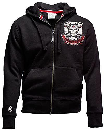 WEST COAST CHOPPERS WCC Hoodie Mechanic Zip Black-XL von WEST COAST CHOPPERS