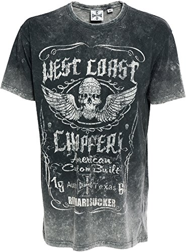 WEST COAST CHOPPERS WCC T-Shirt Ride Hard Sucker Black-XXXL von WEST COAST CHOPPERS