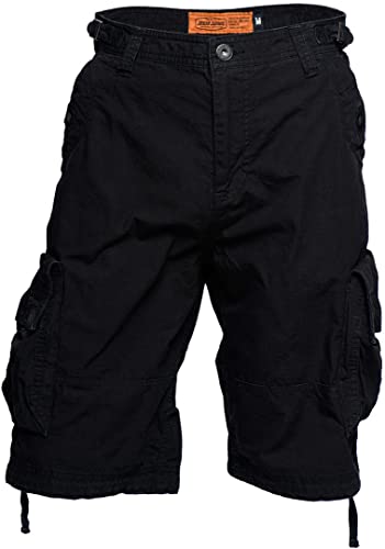 WEST COAST CHOPPERS Caine Ripstop Cargo Shorts Männer Short schwarz L von WEST COAST CHOPPERS