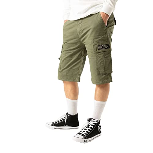 WEST COAST CHOPPERS Cargo Shorts Männer Short Oliv XL von WEST COAST CHOPPERS