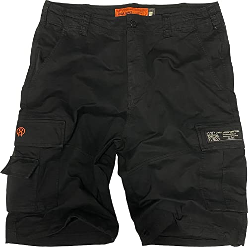 WEST COAST CHOPPERS Herren Cargoshorts CFL, Farbe:Vintage Black, Größe:L von WEST COAST CHOPPERS