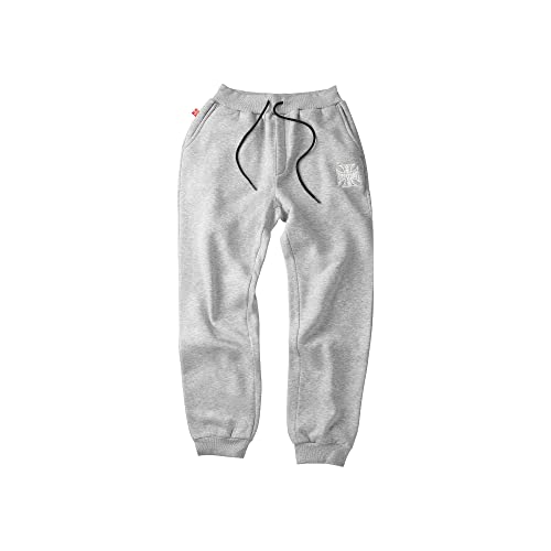 WEST COAST CHOPPERS Herren Jogginghose Loose Jogger, Farbe:Grey Melange, Größe:L von WEST COAST CHOPPERS