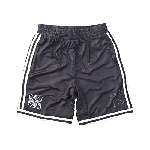 WEST COAST CHOPPERS Herren Shorts 55 Basket Game, Farbe:Black, Größe:S von WEST COAST CHOPPERS