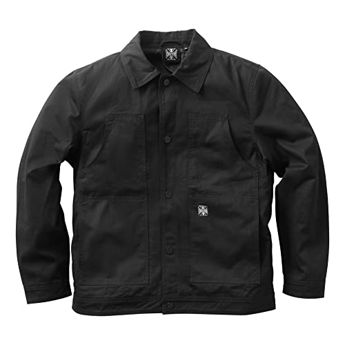 WEST COAST CHOPPERS Herren Übergangsjacke Lined Cargo Work, Farbe:Black, Größe:M von WEST COAST CHOPPERS