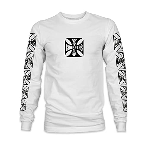 WEST COAST CHOPPERS OG LBC Long Sleeve Männer Langarmshirt weiß L von WEST COAST CHOPPERS